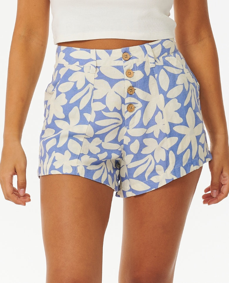 HOLIDAY TROPICS SHORT - mid blue