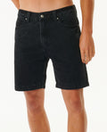 CLASSIC SURF DENIM WALKSHORT - washed black