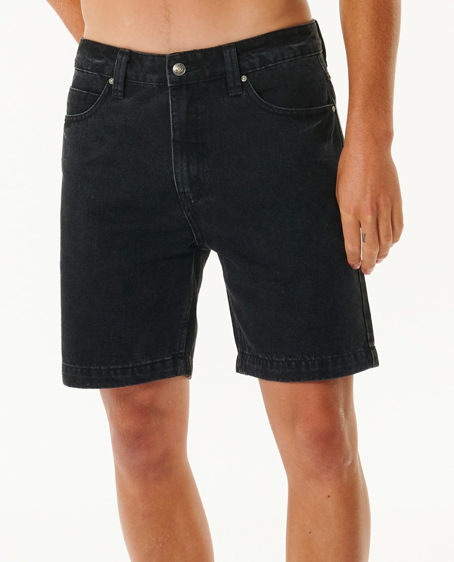 CLASSIC SURF DENIM WALKSHORT - washed black