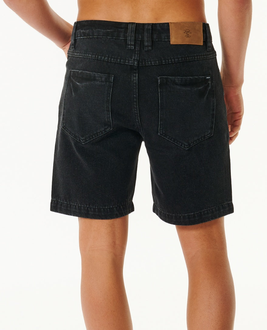 CLASSIC SURF DENIM WALKSHORT - washed black