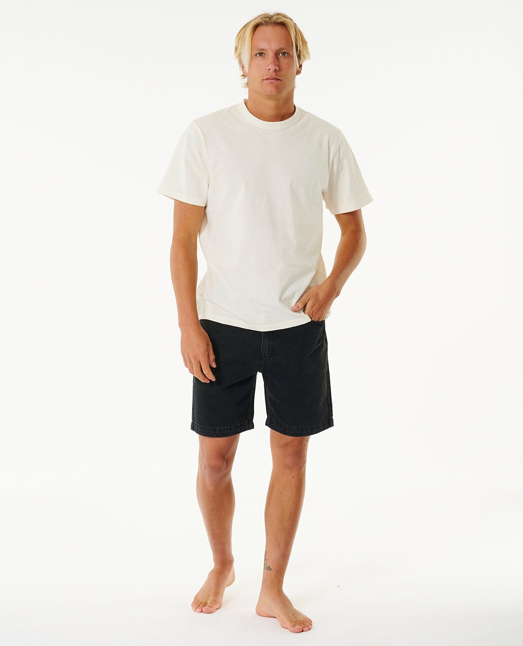 CLASSIC SURF DENIM WALKSHORT - washed black