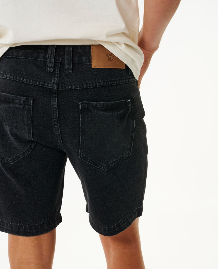 CLASSIC SURF DENIM WALKSHORT - washed black