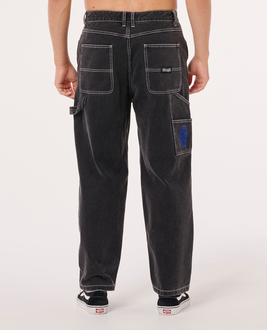 RAW ENERGY CARPENTER PANT - black