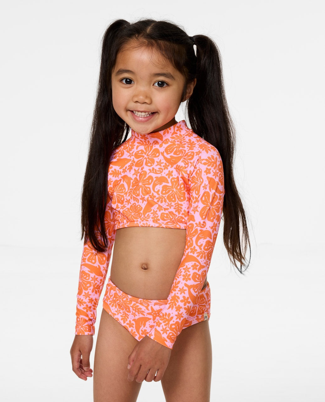 SUN SWELL LS SET GIR - mandarin orange