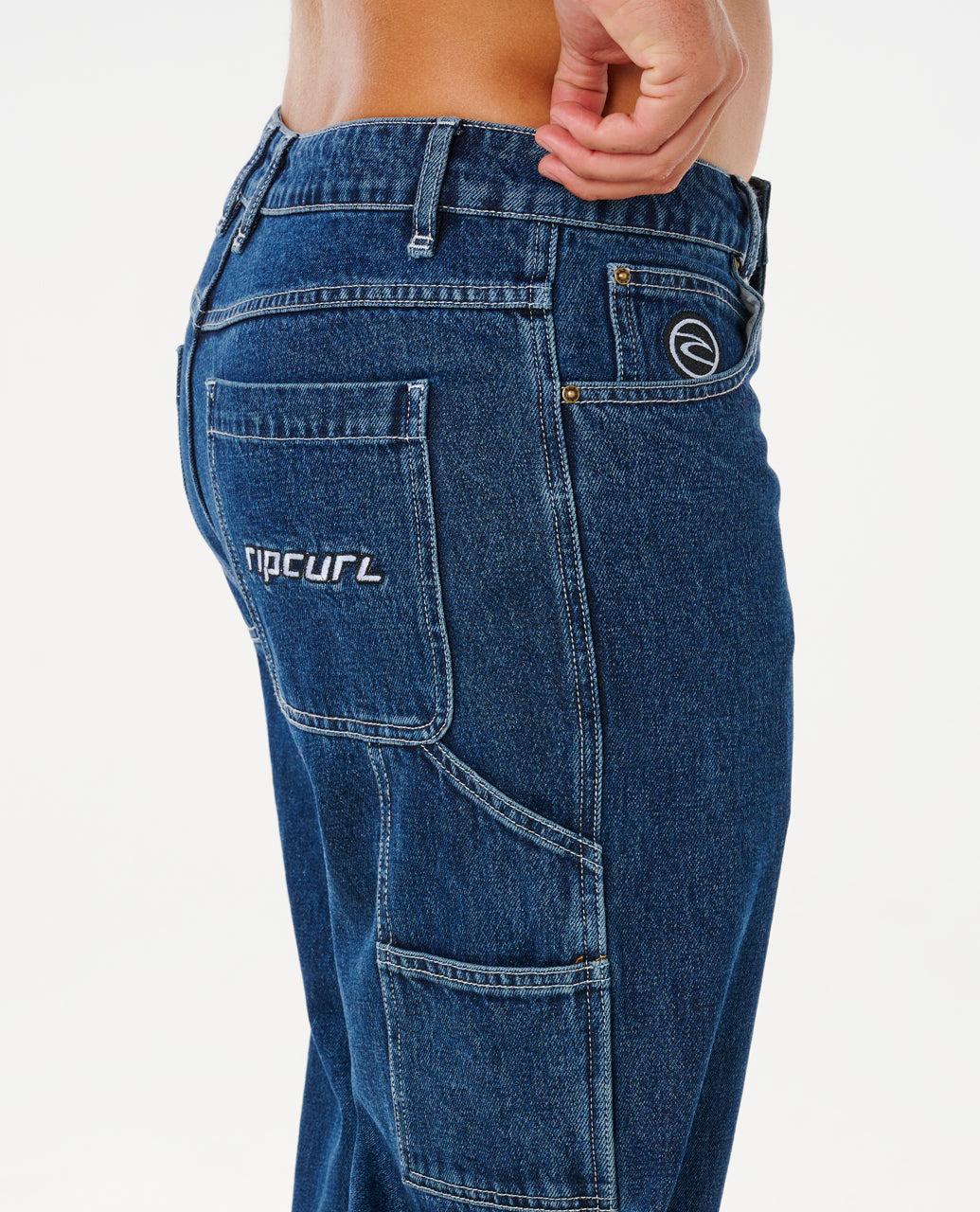 NU DOSE DENIM PANT - true indigo