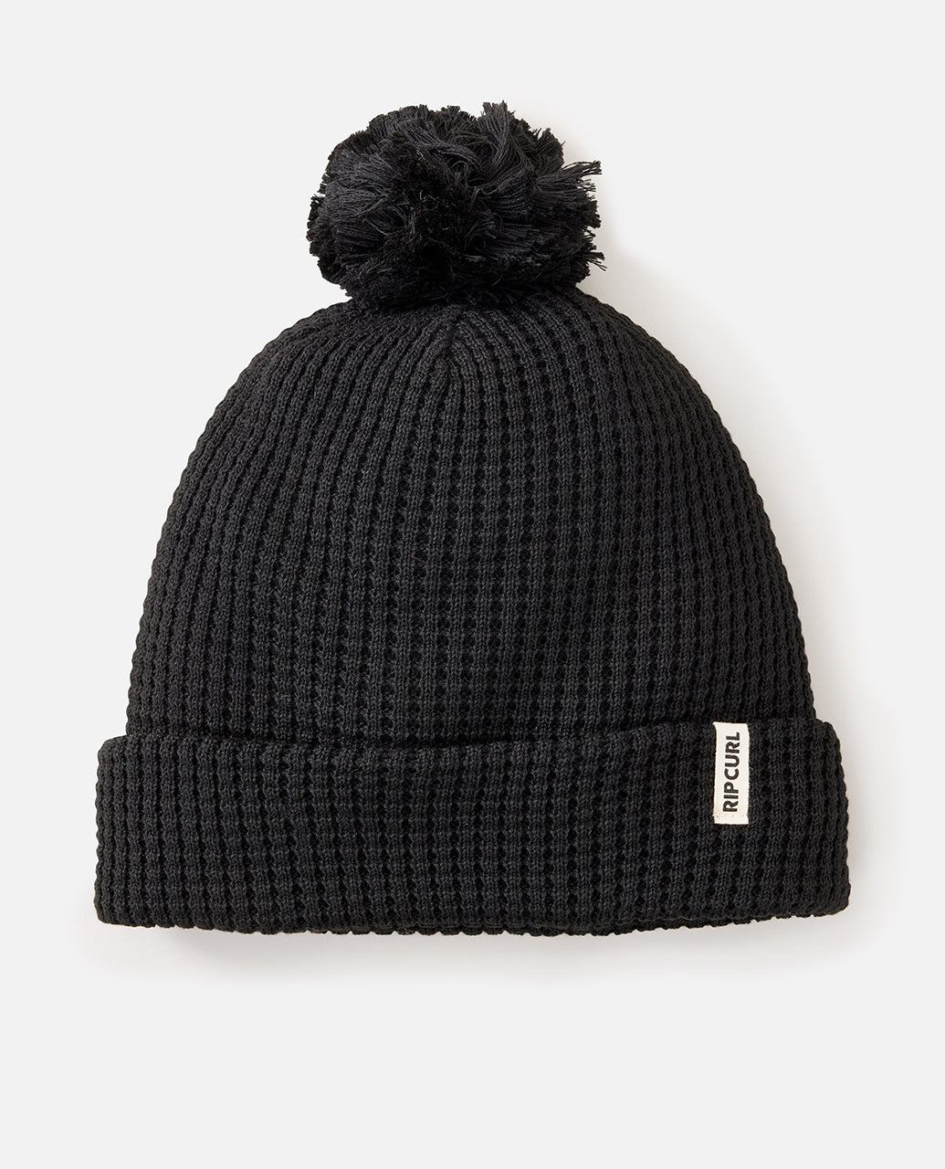 ANOETA REG POM POM BEANIE - black