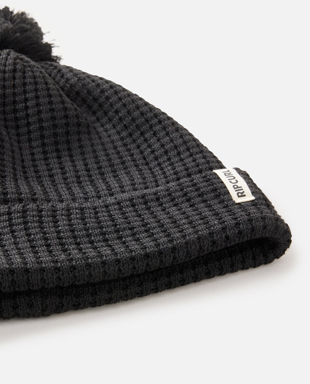 ANOETA REG POM POM BEANIE - black