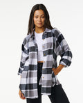 PACIFIC DREAMS COTTON FLANNEL - charcoal