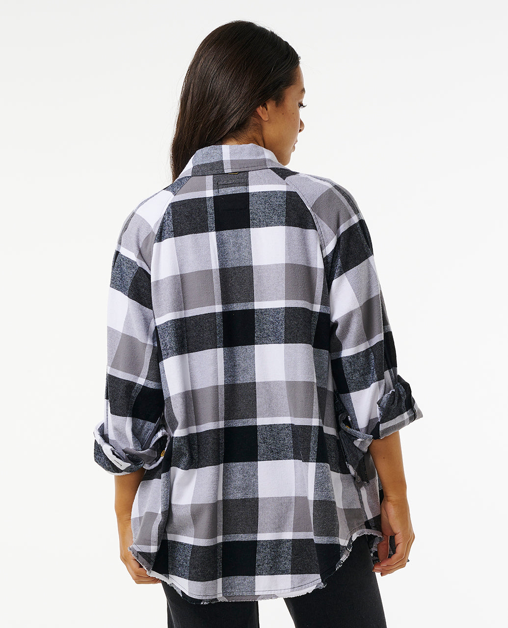 PACIFIC DREAMS COTTON FLANNEL - charcoal