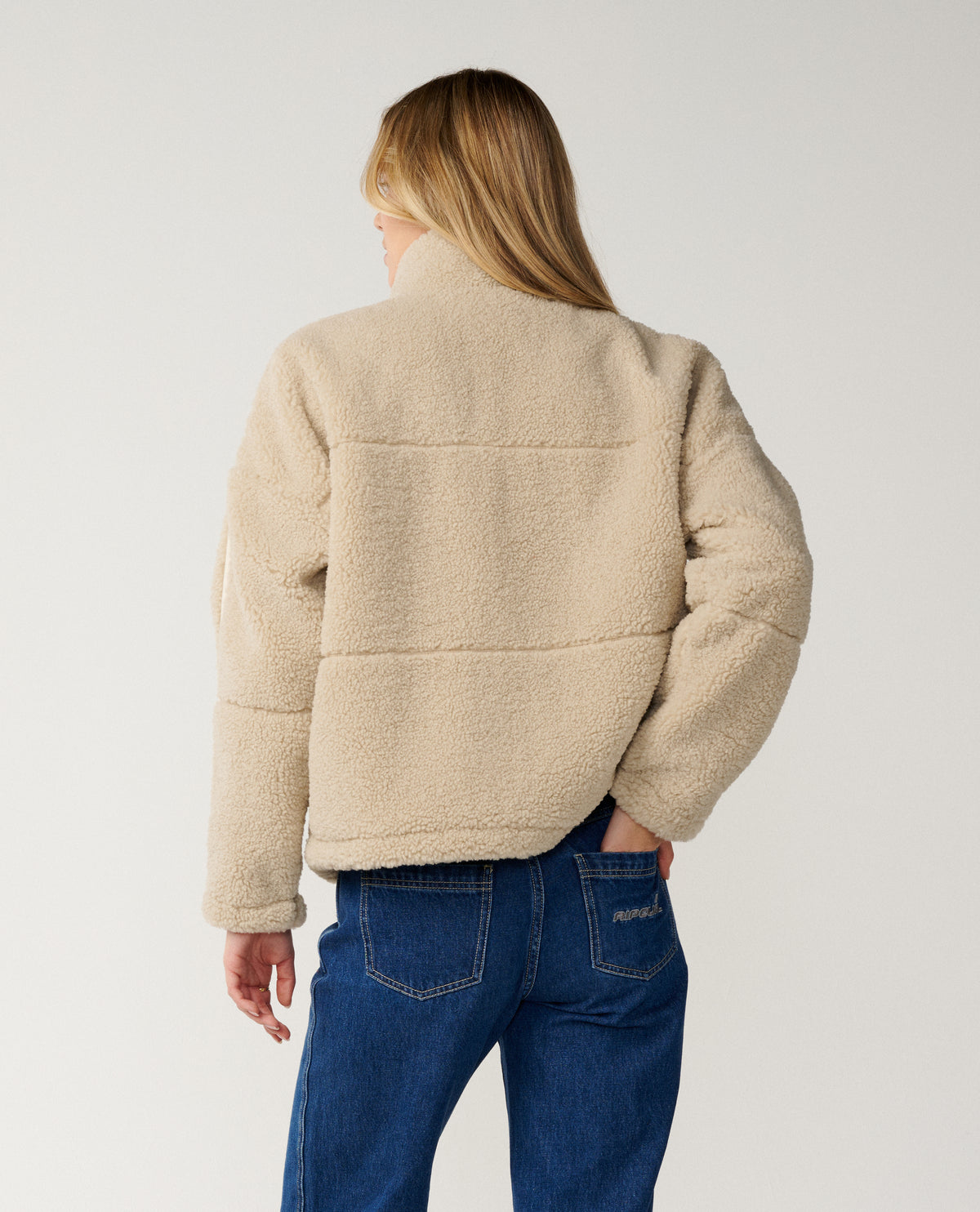 CALA NIGHTS SHERPA JACKET - natural