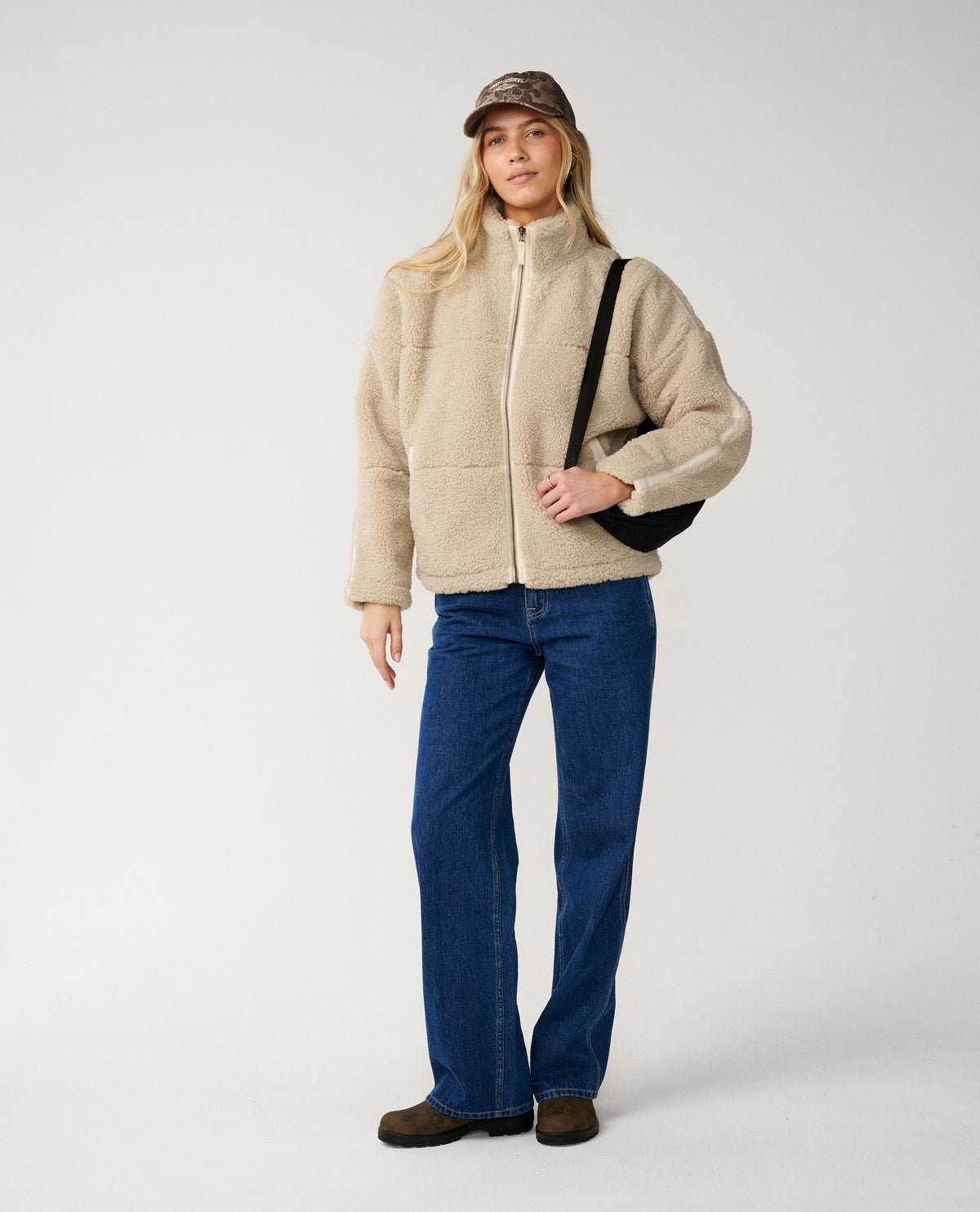 CALA NIGHTS SHERPA JACKET - natural