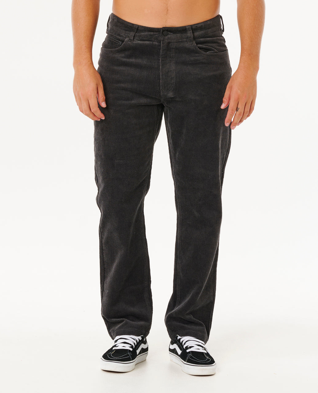PREMIUM SURF CORD PANT - black