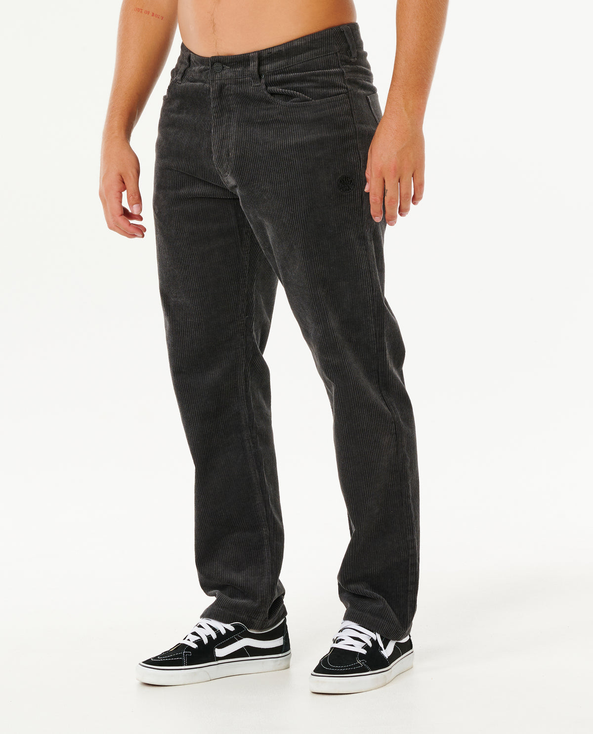 PREMIUM SURF CORD PANT - black