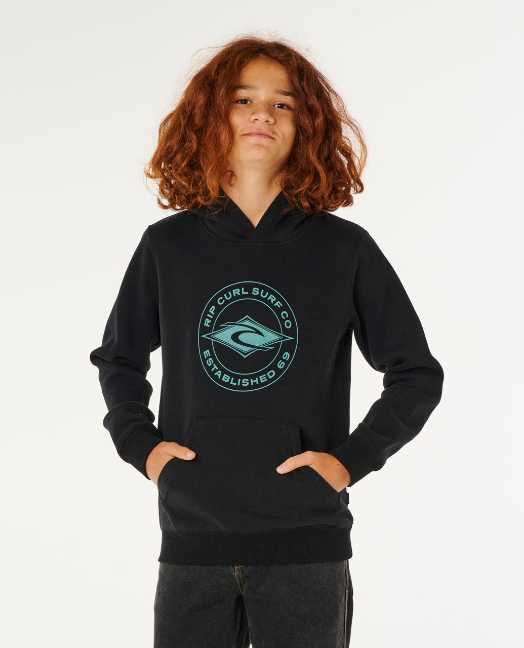 STAPLER HOOD -BOY - black/black