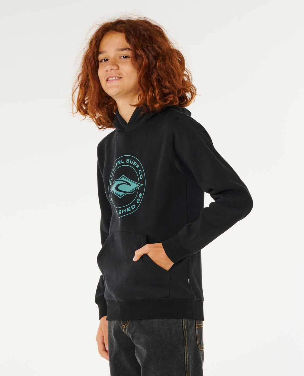 STAPLER HOOD -BOY - black/black