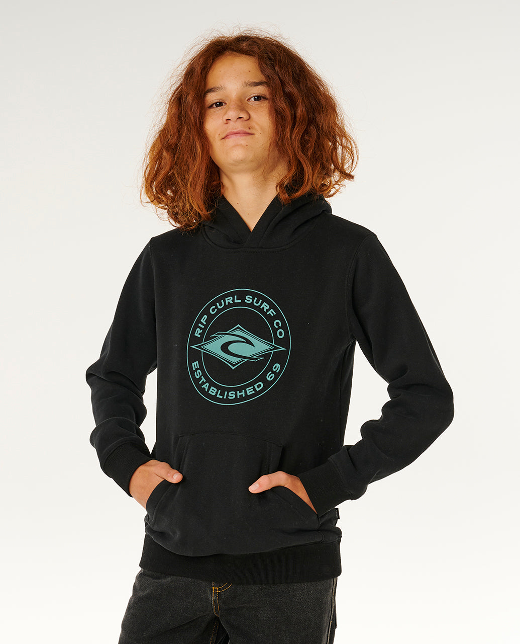 STAPLER HOOD -BOY - black/black