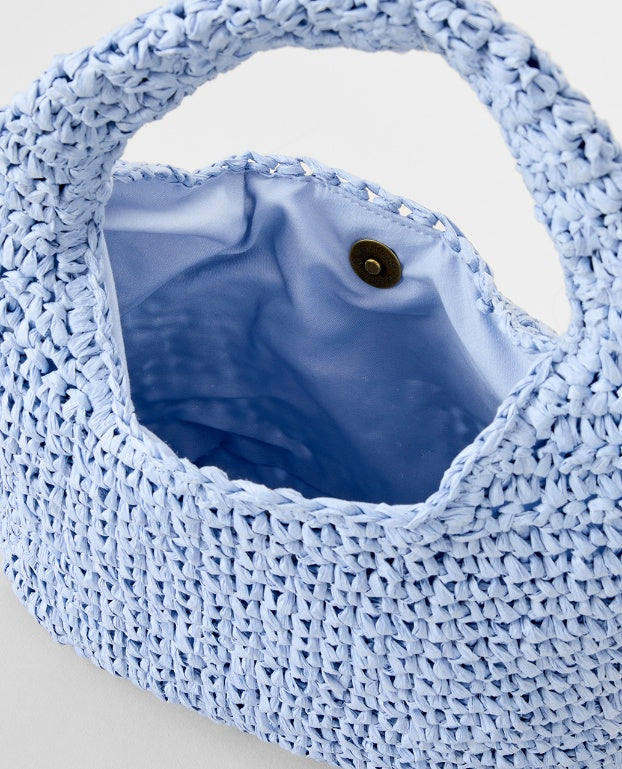 CLASSIC SURF PAPER HAND BAG - blue