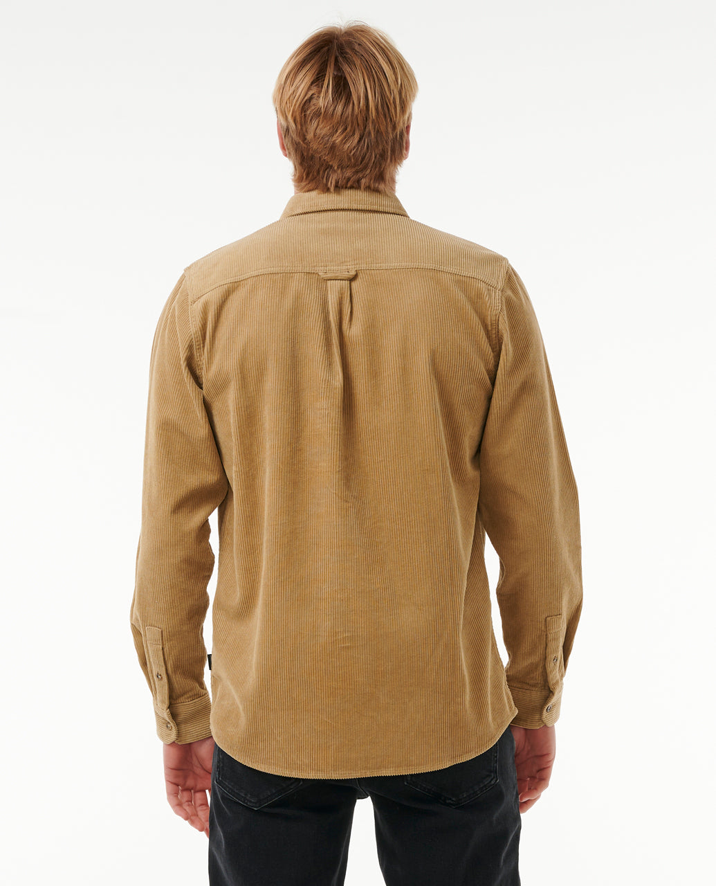 CLASSIC SURF CORD L/S - dark khaki