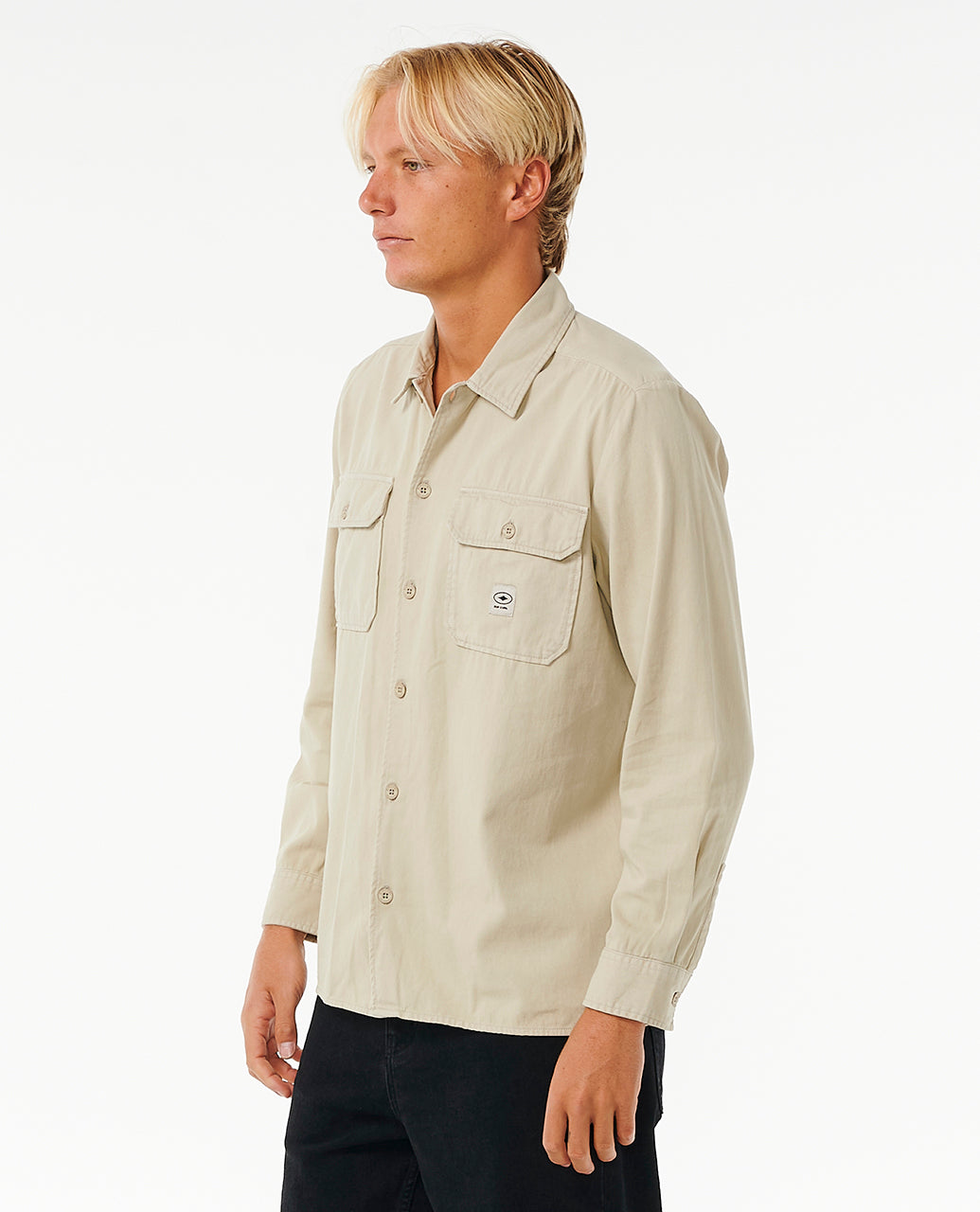QUALITY SURF PRODUCTS L/S SHIR - vintage white
