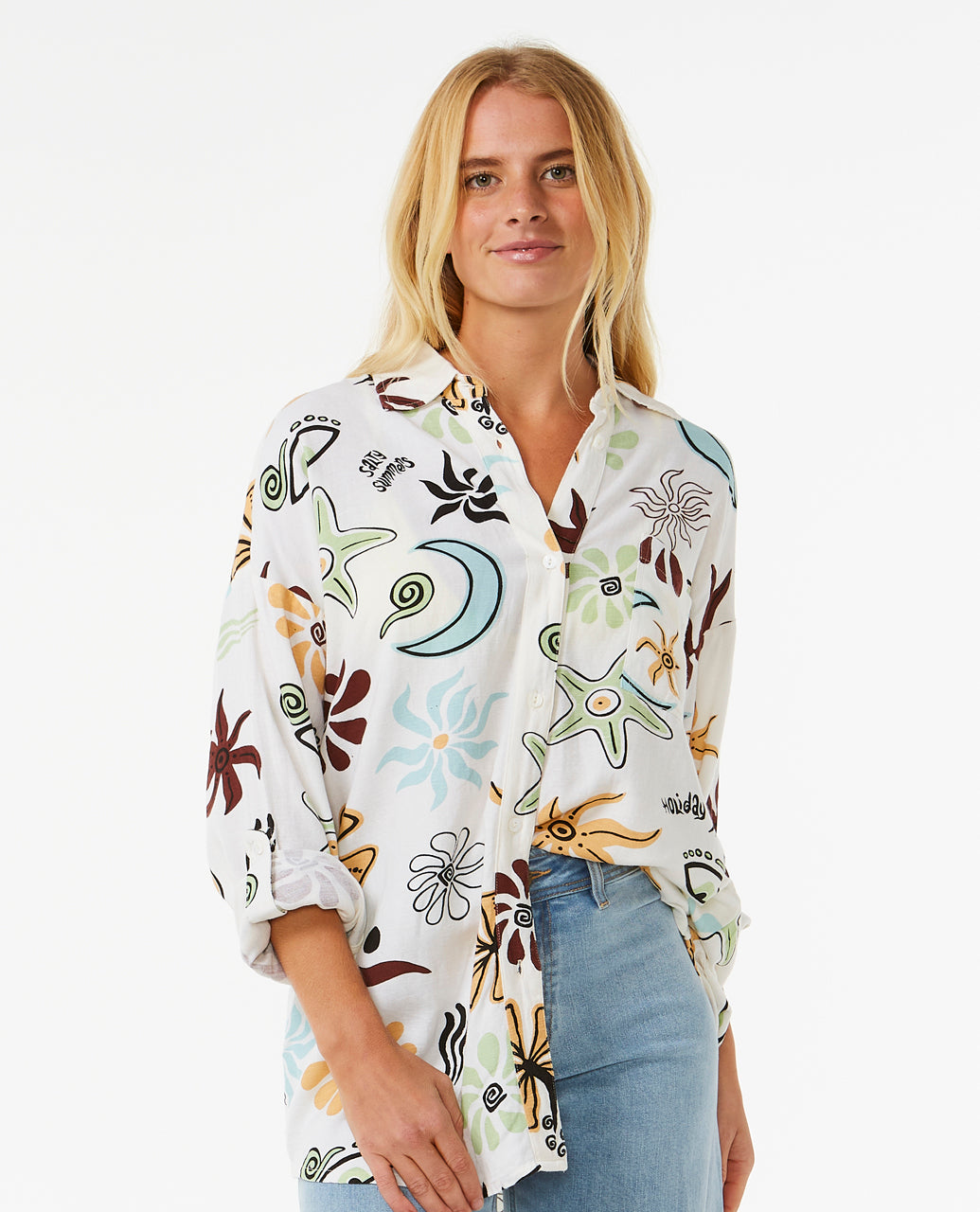 HOLIDAY MOTIFS SHIRT - multico