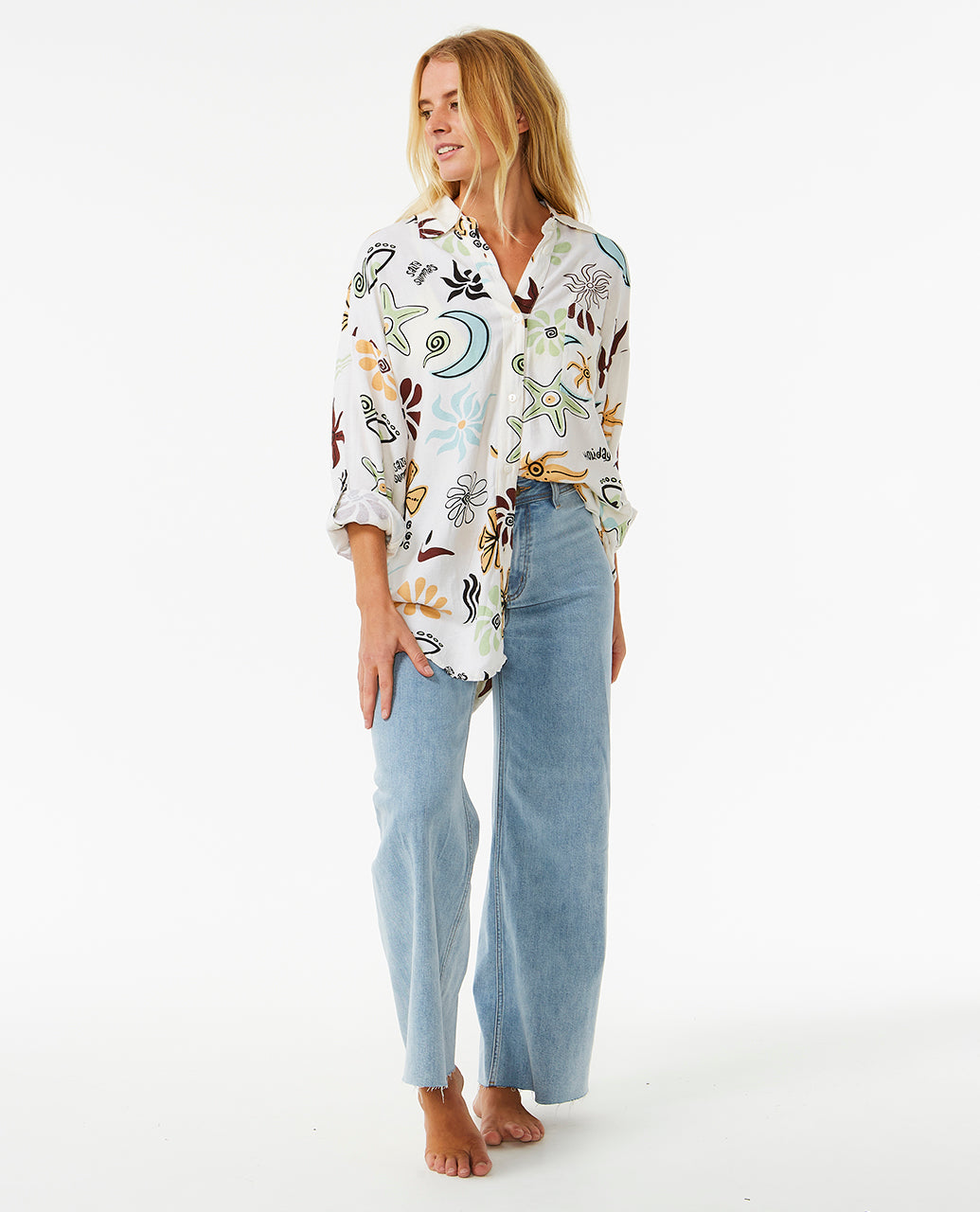 HOLIDAY MOTIFS SHIRT - multico