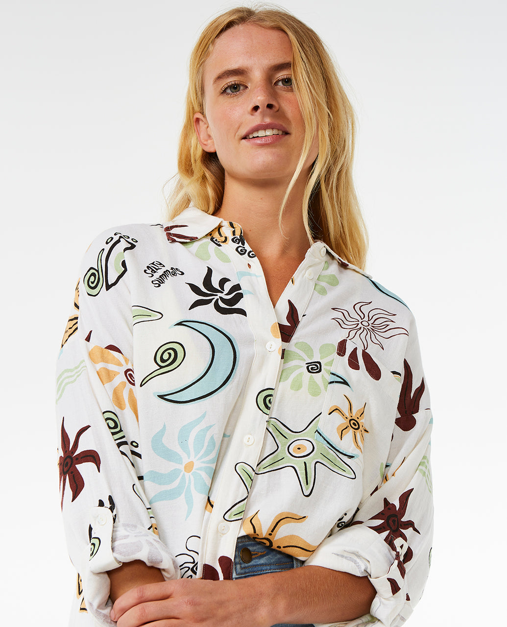 HOLIDAY MOTIFS SHIRT - multico