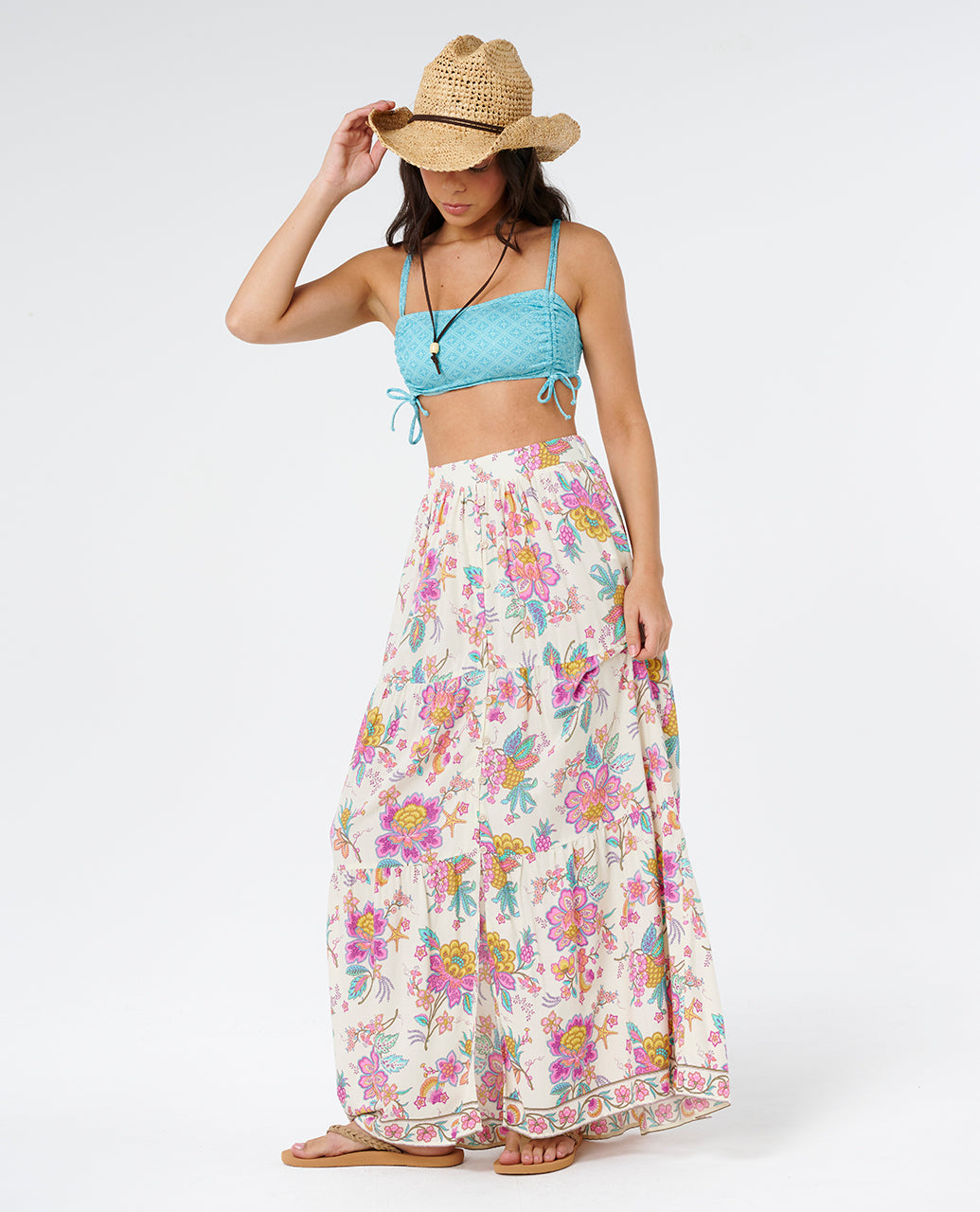 HALF MOON BAY BUTTON MAXI - multico