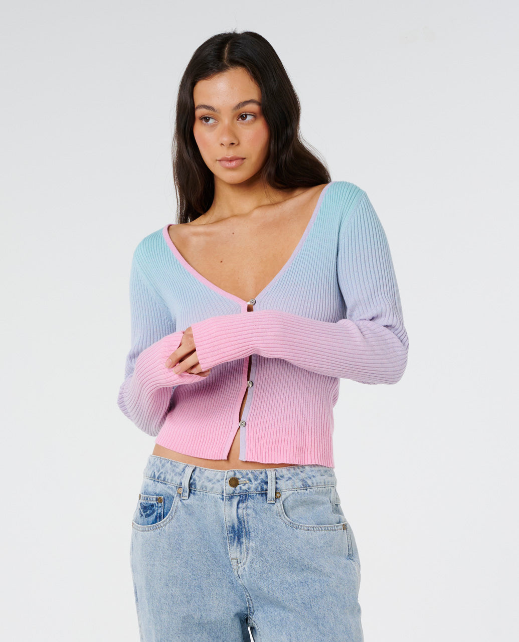 CATALINA OMBRE KNIT TOP - multico