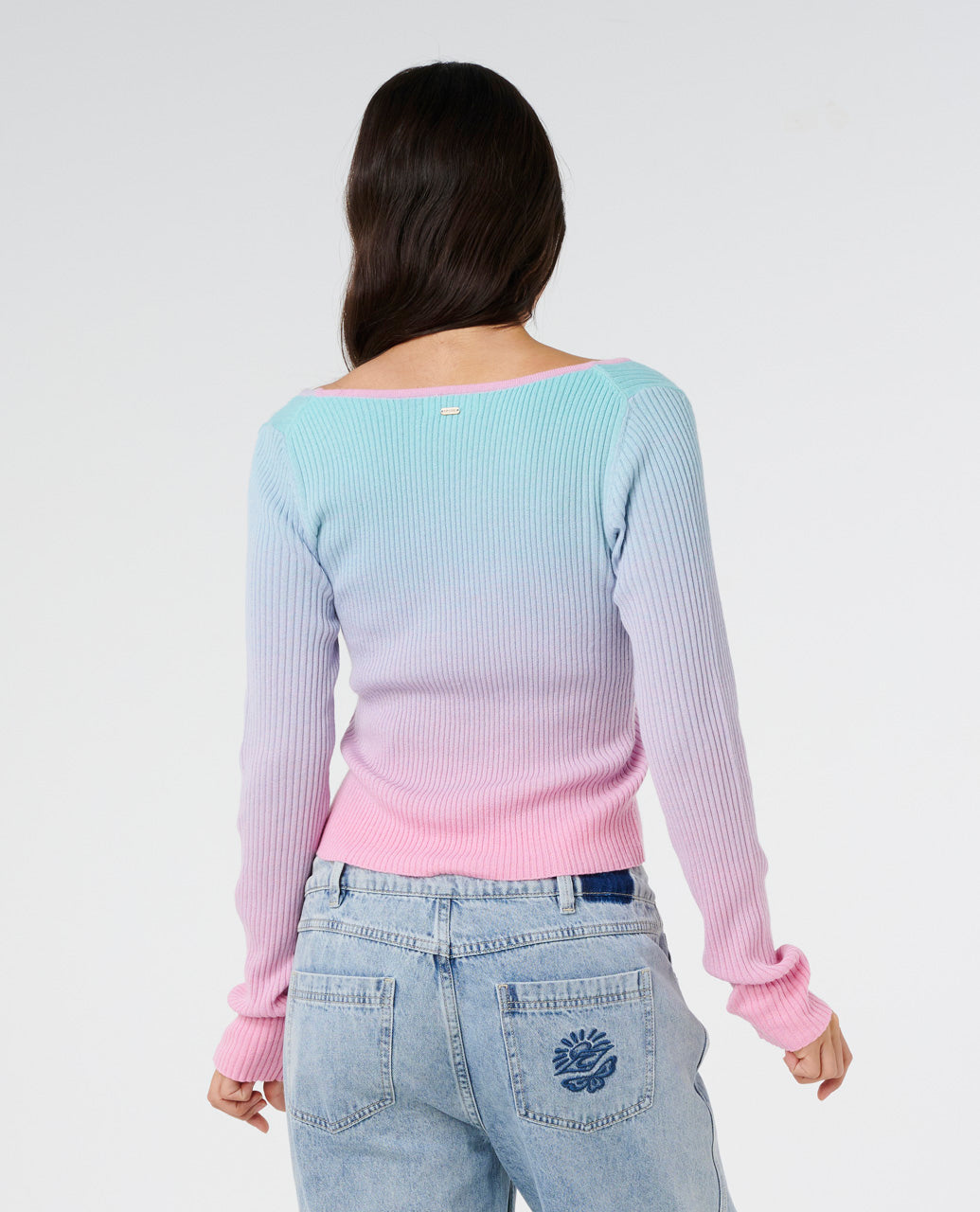 CATALINA OMBRE KNIT TOP - multico