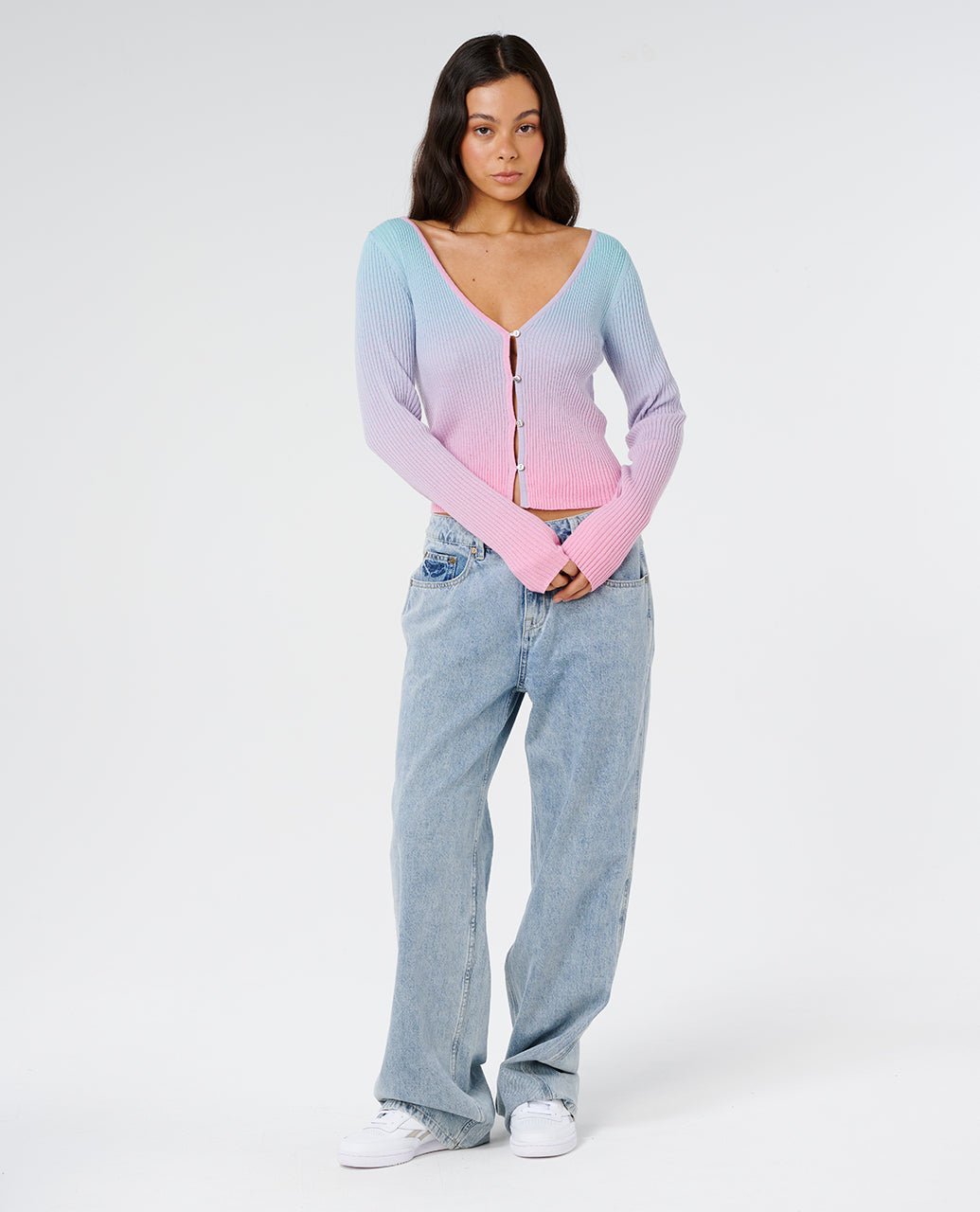 CATALINA OMBRE KNIT TOP - multico