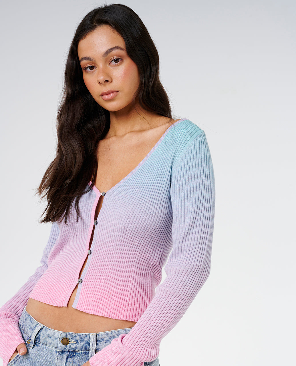 CATALINA OMBRE KNIT TOP - multico