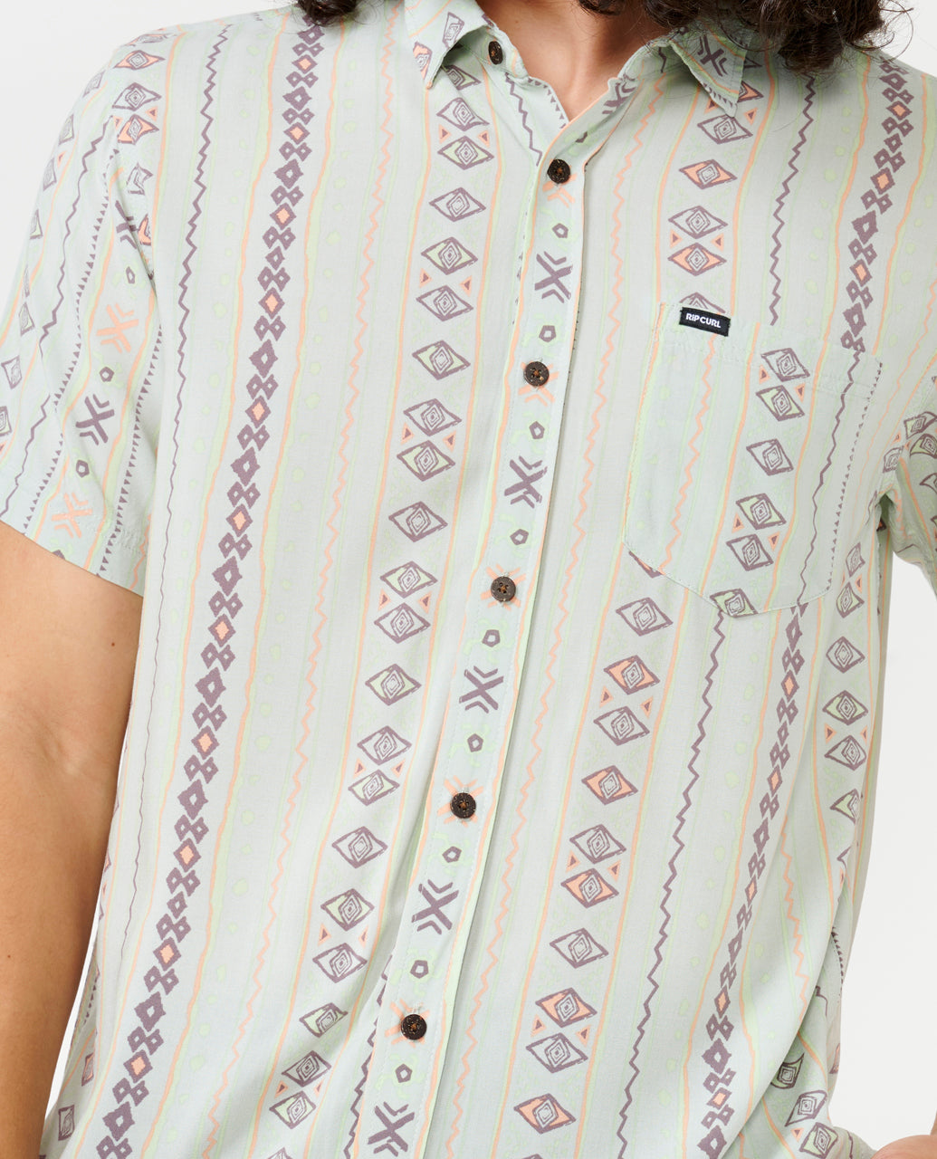 FUN TIMES S/S SHIRT - mineral blue