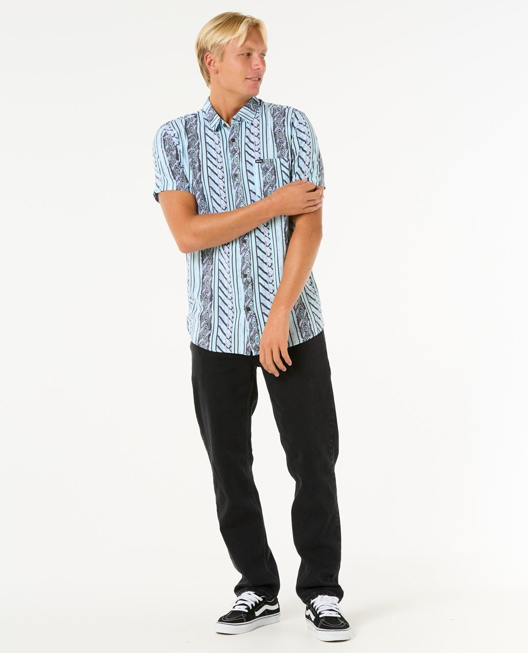 FUN TIMES S/S SHIRT - light aqua