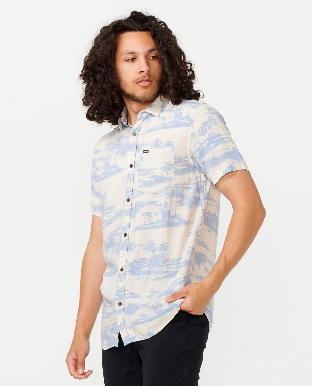 FUN TIMES S/S SHIRT - vintage white