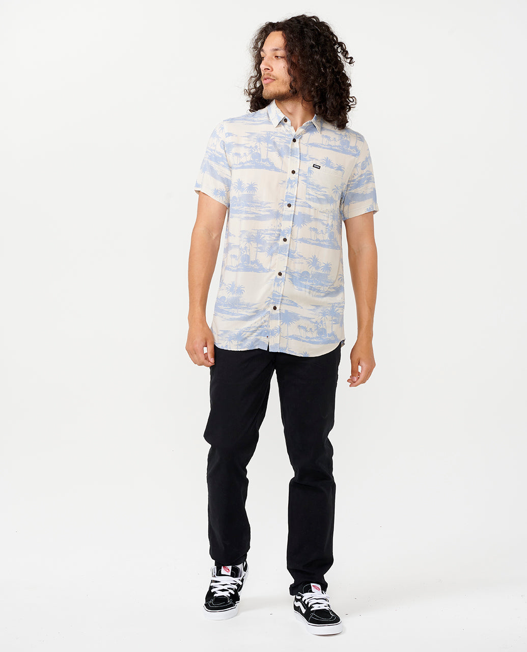 FUN TIMES S/S SHIRT - vintage white