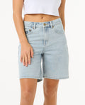 AGGIE RELAXED DEN SHORT - vintage blue