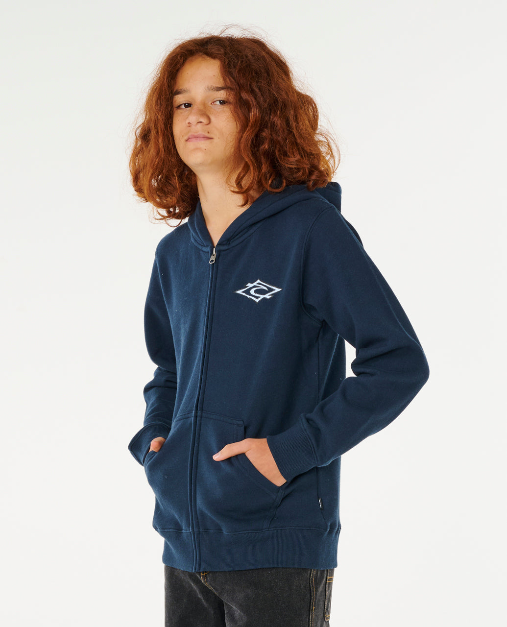 HAZEY DAYS ZIP THRU-BOY - dark navy