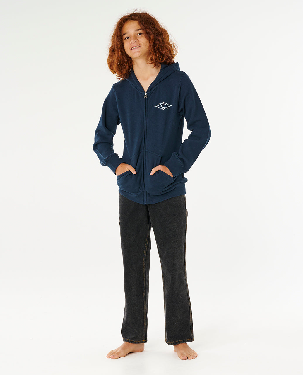 HAZEY DAYS ZIP THRU-BOY - dark navy