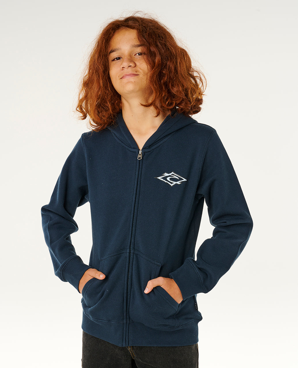 HAZEY DAYS ZIP THRU-BOY - dark navy