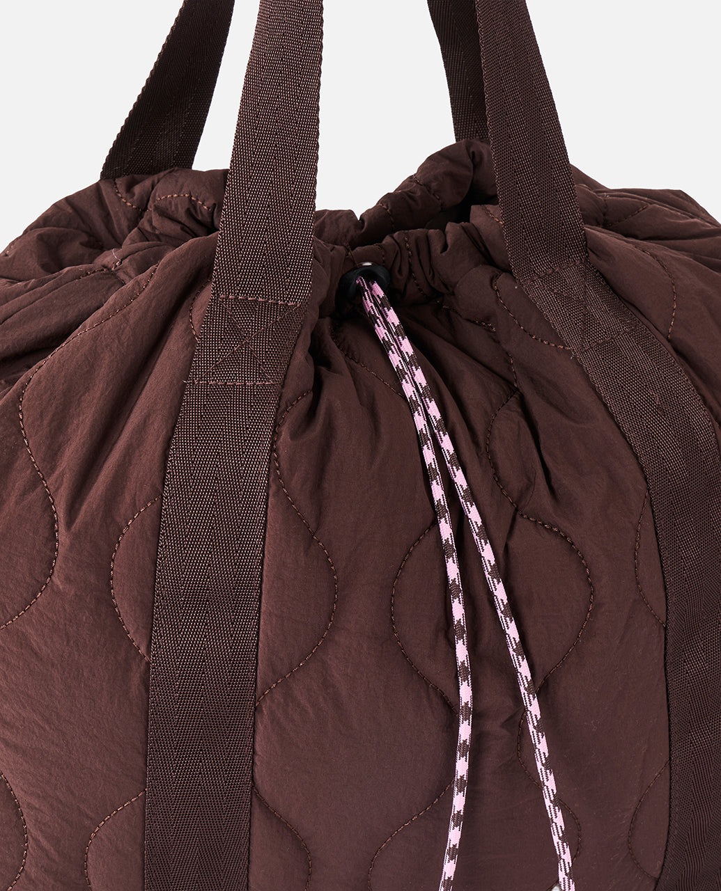 BILBAO CINCH TOTE - dark plum