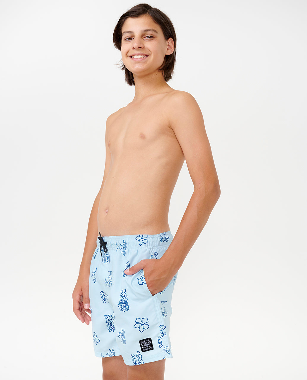 EVOLUTION MOTIF VOLLEY - BOY - light blue