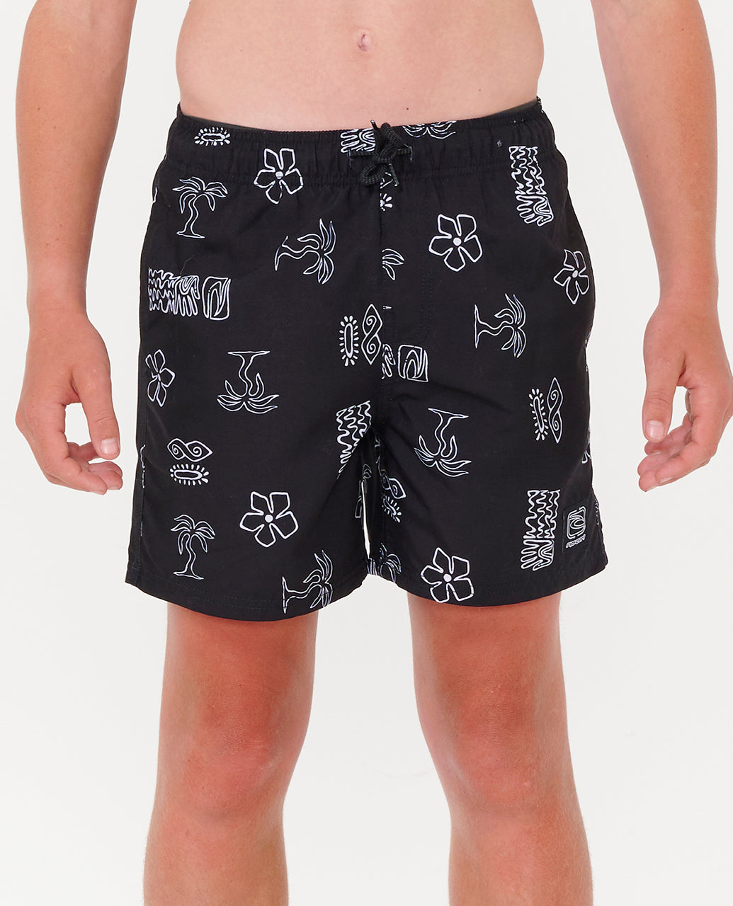 EVOLUTION MOTIF VOLLEY - BOY - washed black
