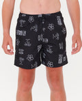 EVOLUTION MOTIF VOLLEY - BOY - washed black