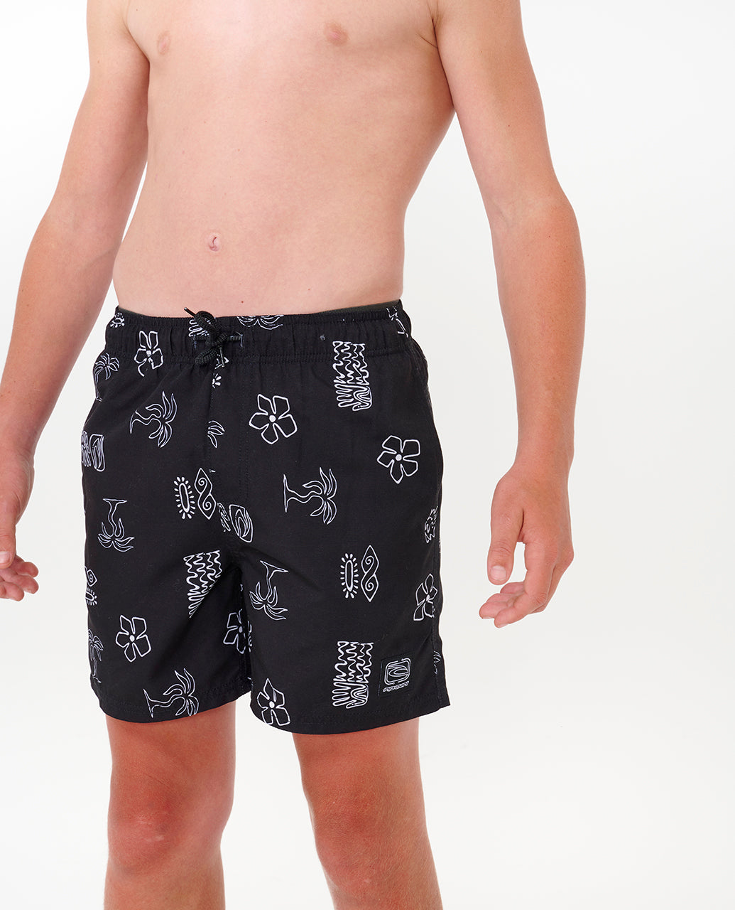 EVOLUTION MOTIF VOLLEY - BOY - washed black