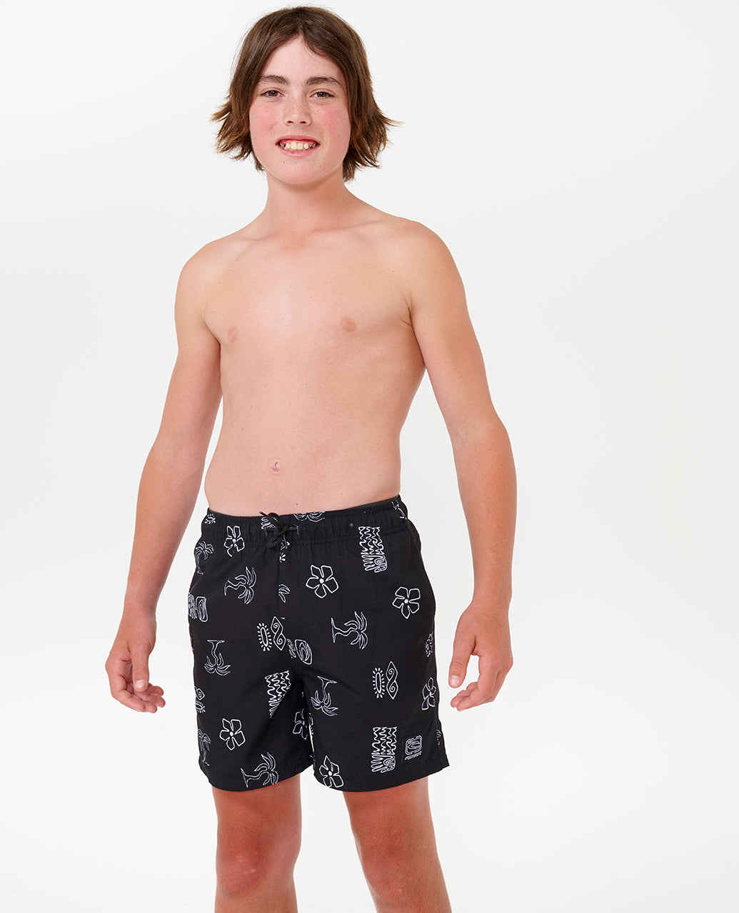 EVOLUTION MOTIF VOLLEY - BOY - washed black