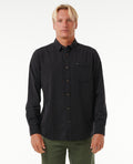 CLASSIC SURF WASHED L/S SHIRT - black