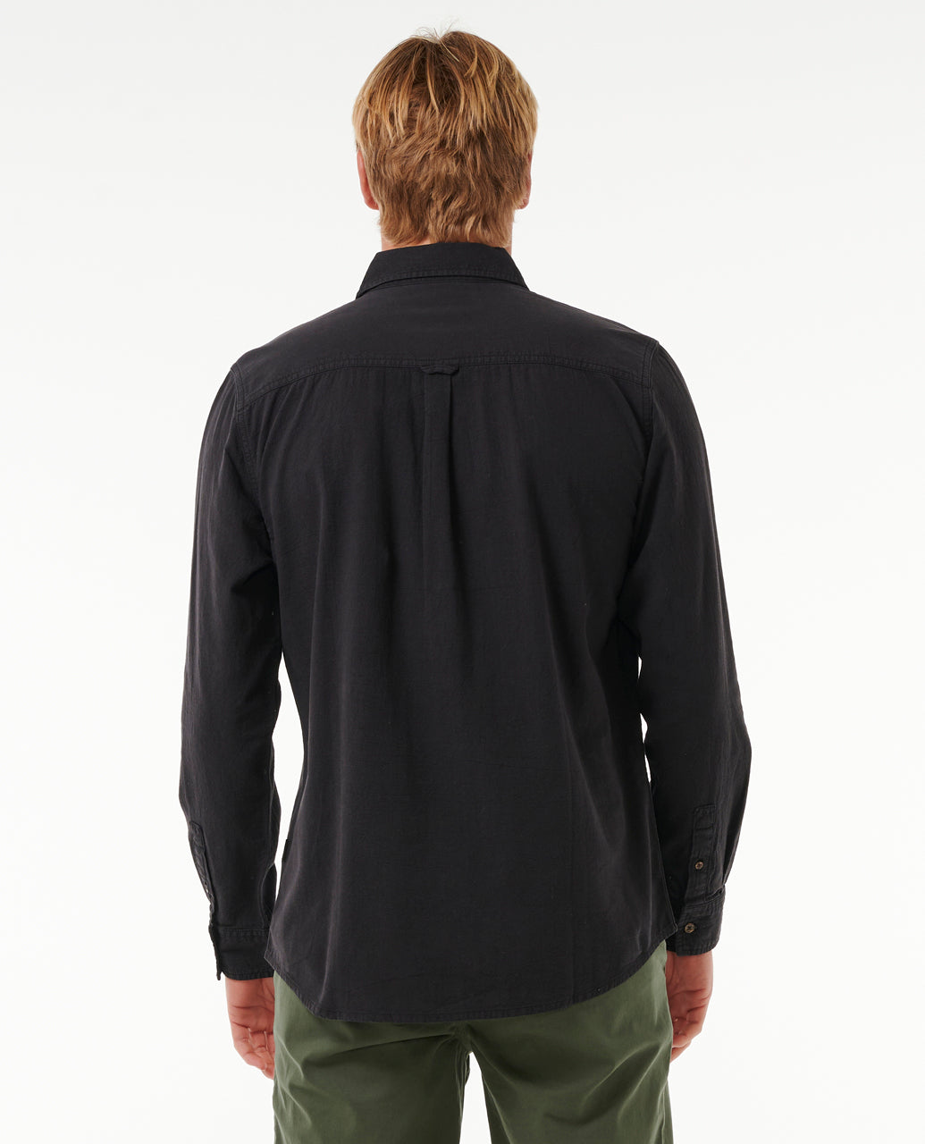 CLASSIC SURF WASHED L/S SHIRT - black