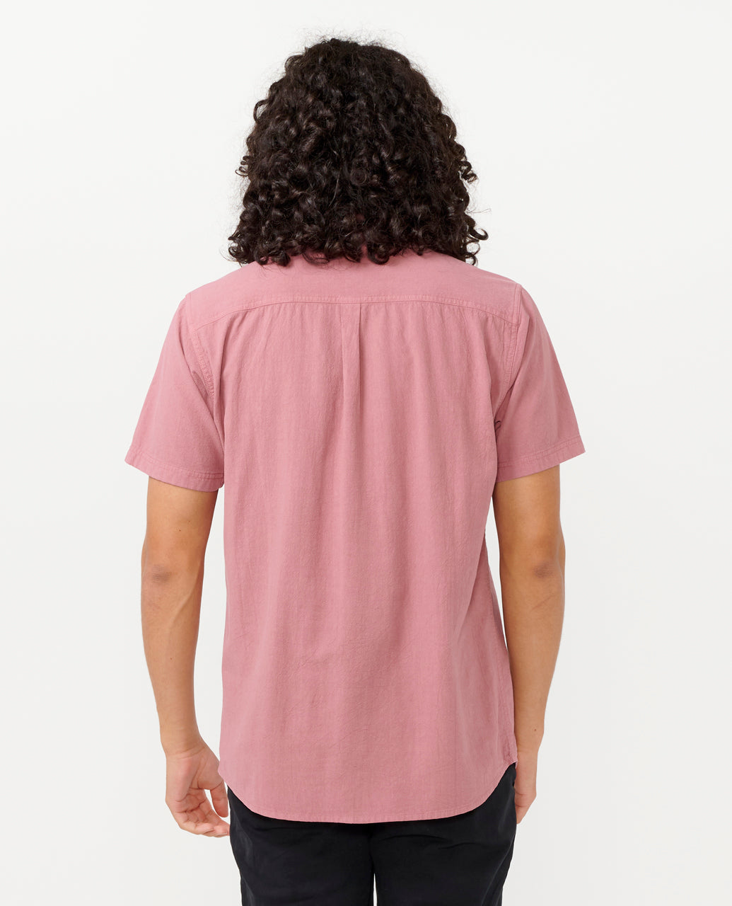 CLASSIC SURF WASHED S/S SHIRT - mushroom