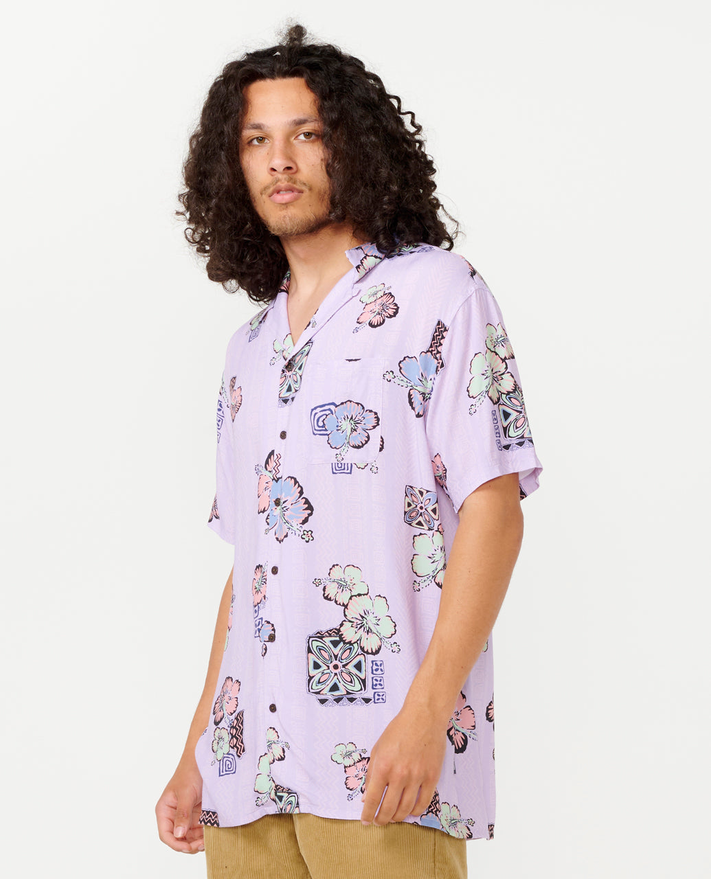 HOFFMAN S/S SHIRT - lilac