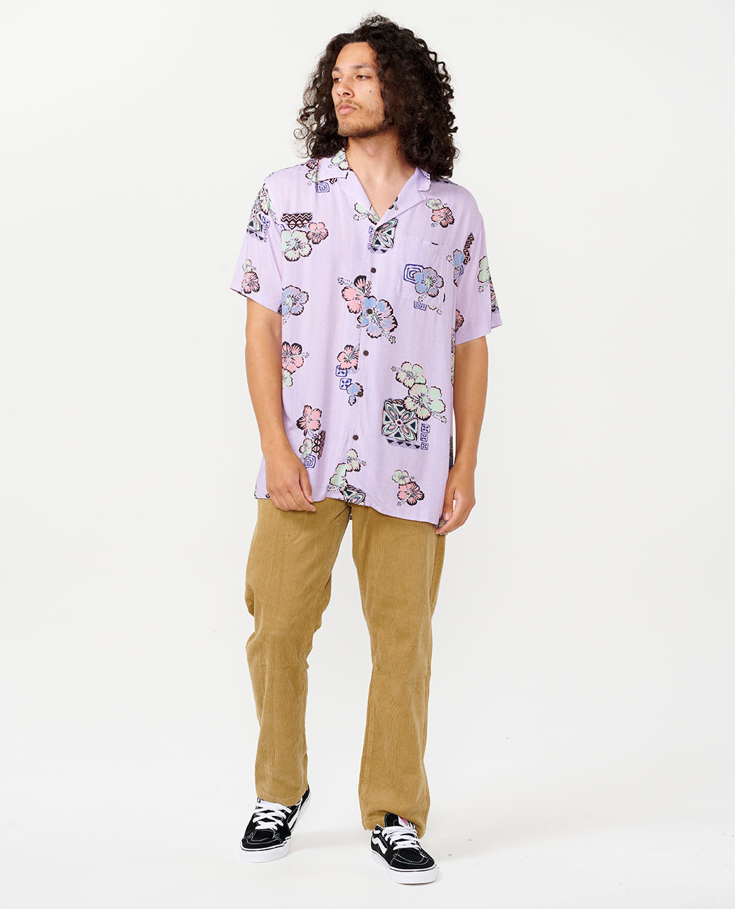 HOFFMAN S/S SHIRT - lilac